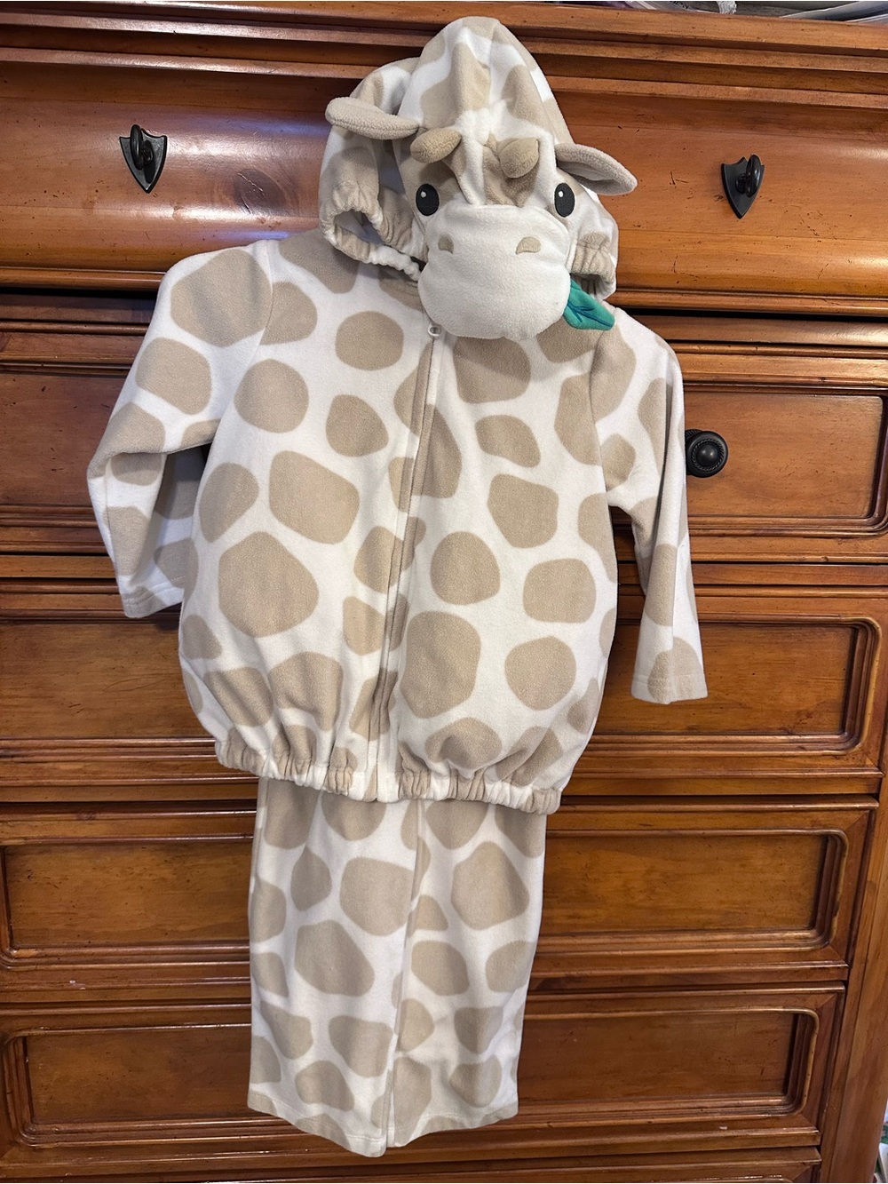 Carter's Beige & Cream Giraffe Hooded Halloween Costume Set